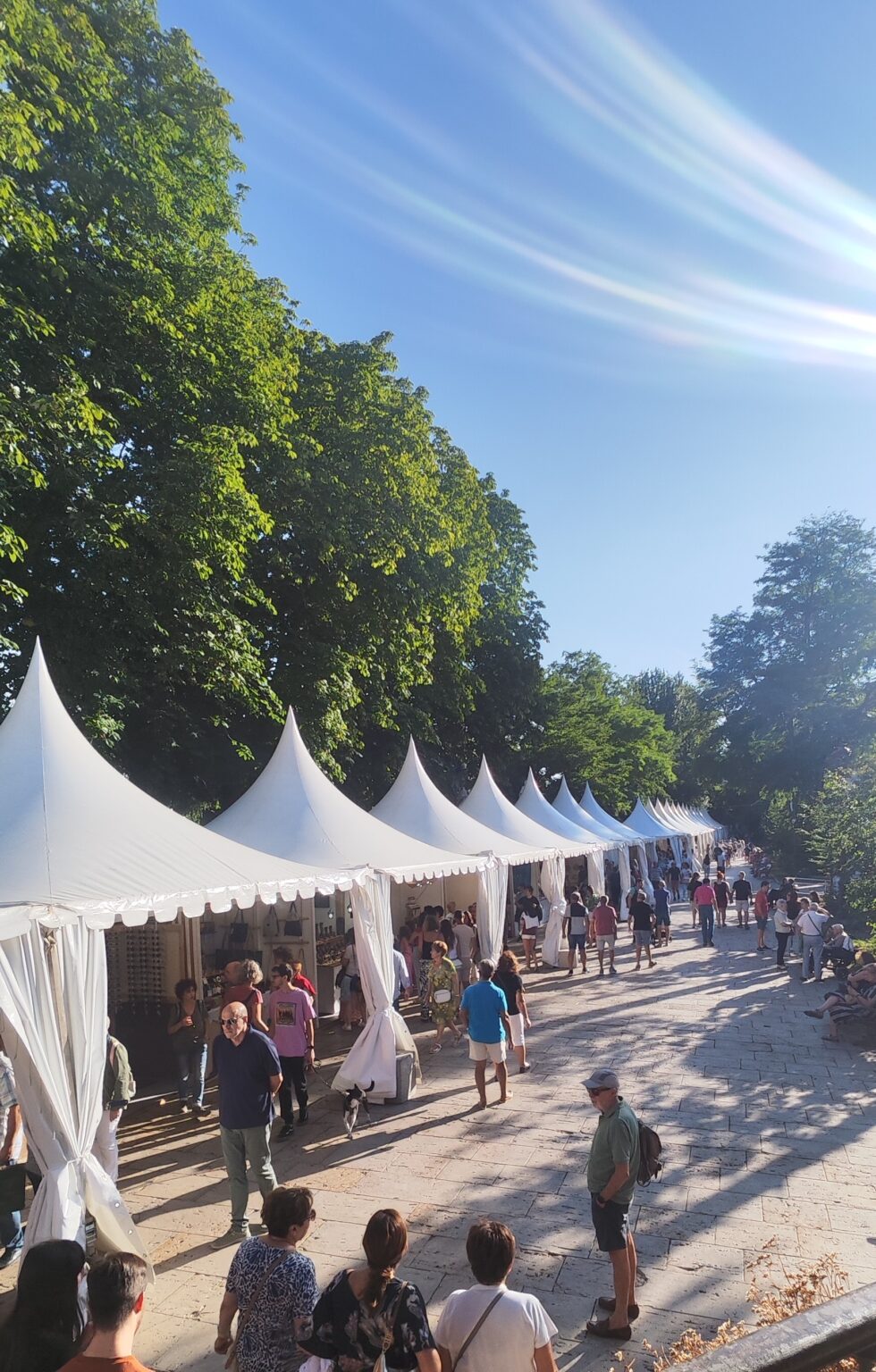 Feria Nacional de oficios Artesanos Paseo del Espolón Burgos