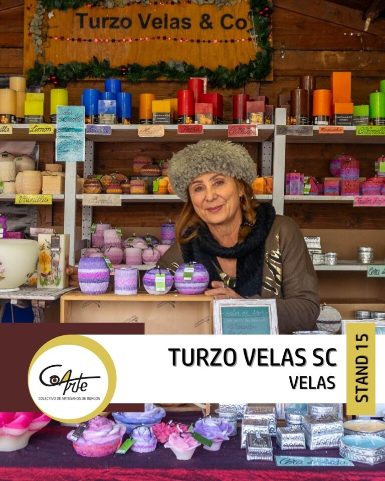 Turzo Velas vienen del pueblo de Turzo en Burgos. Crean velas artesanas.
