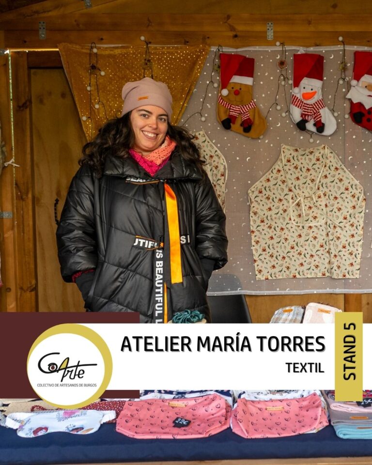 Atelier María Torres, es de Burgos y se dedica al textil.